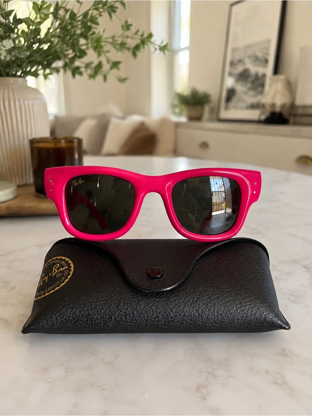 New Ray Ban Wayfarer Puffer Asap Rocky AWGE RB4940 4940 Pink Size 47/23